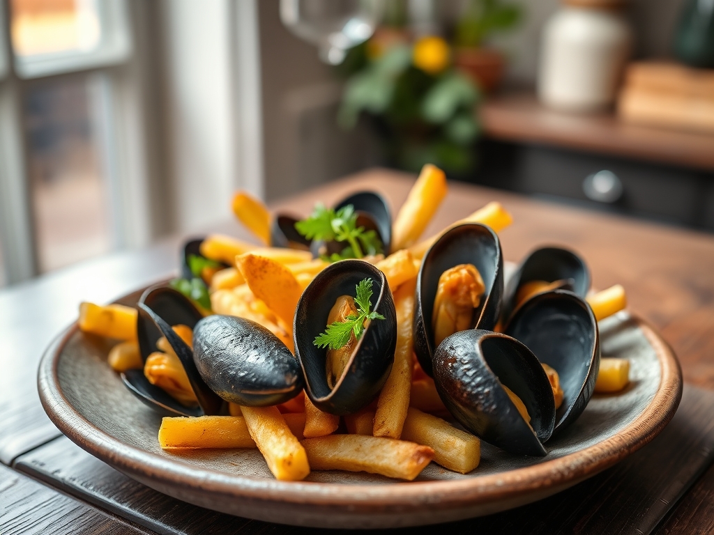 Belgian Moules Frites
