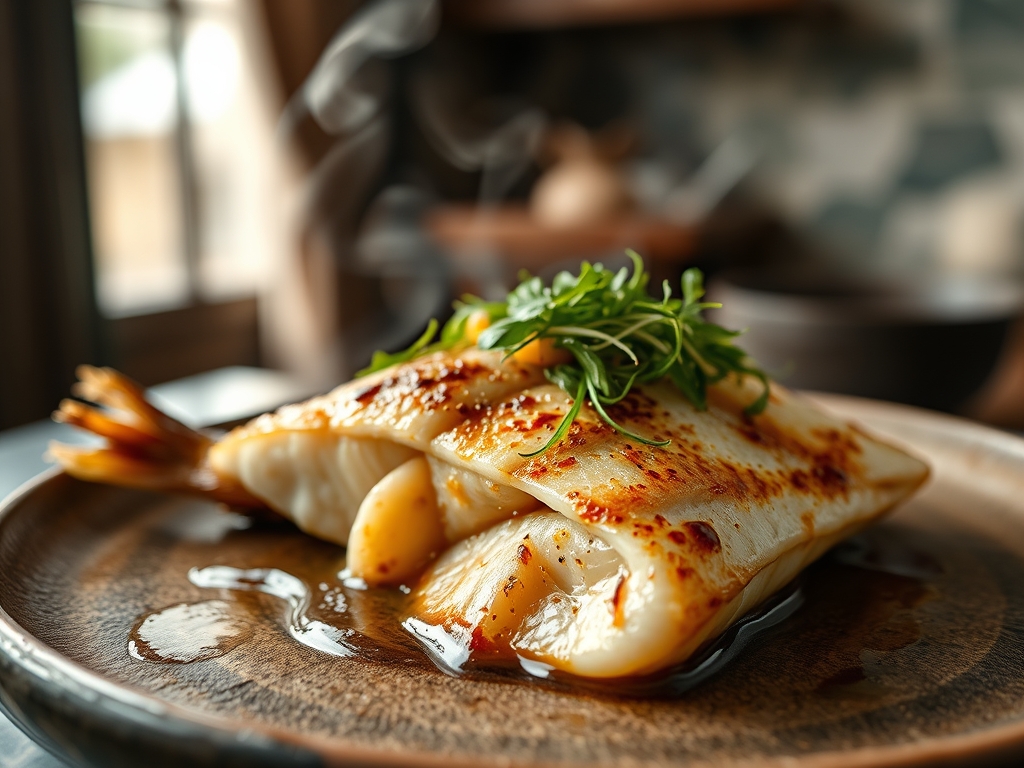 Chinese Steamed Sea Bass