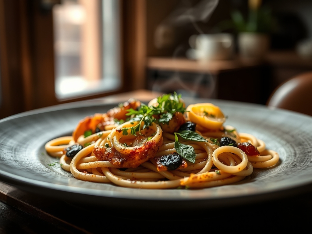 Italian Linguine allo Scoglio