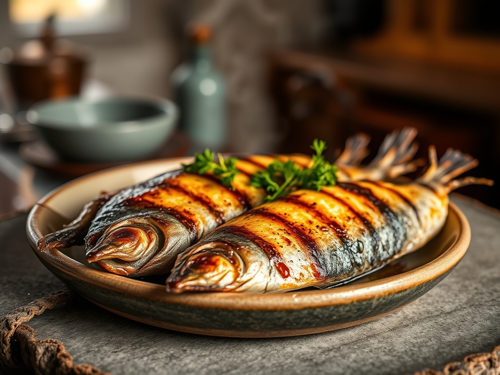 Portuguese Grilled Sardines